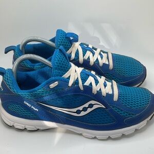 Saucony Grid Fiya Womens 9 15147-4 Running Shoes Blue White